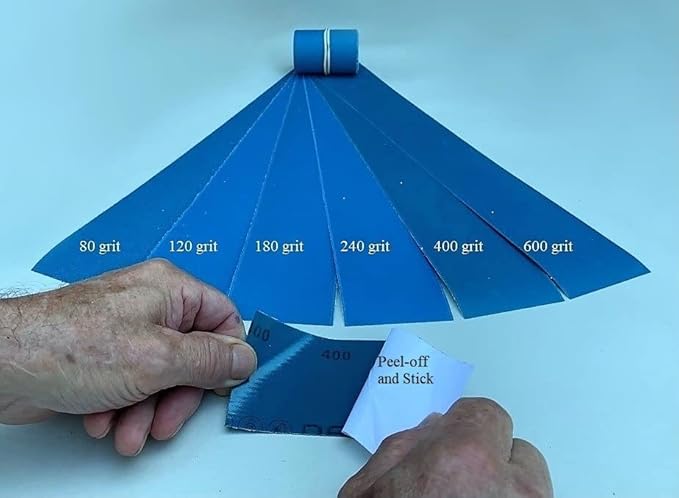 Deulen Six‑Pac Sandpaper Sheets (6‑Pack)